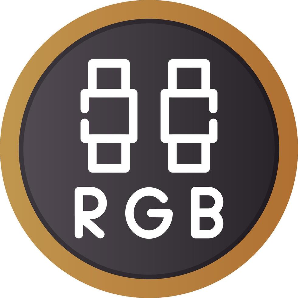 RGB-kreatives Icon-Design vektor