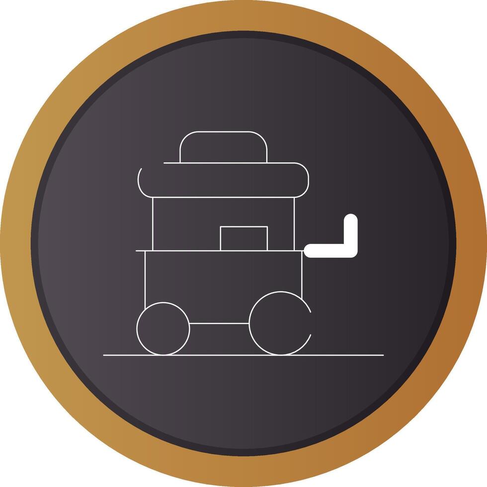 Food Cart kreatives Icon-Design vektor