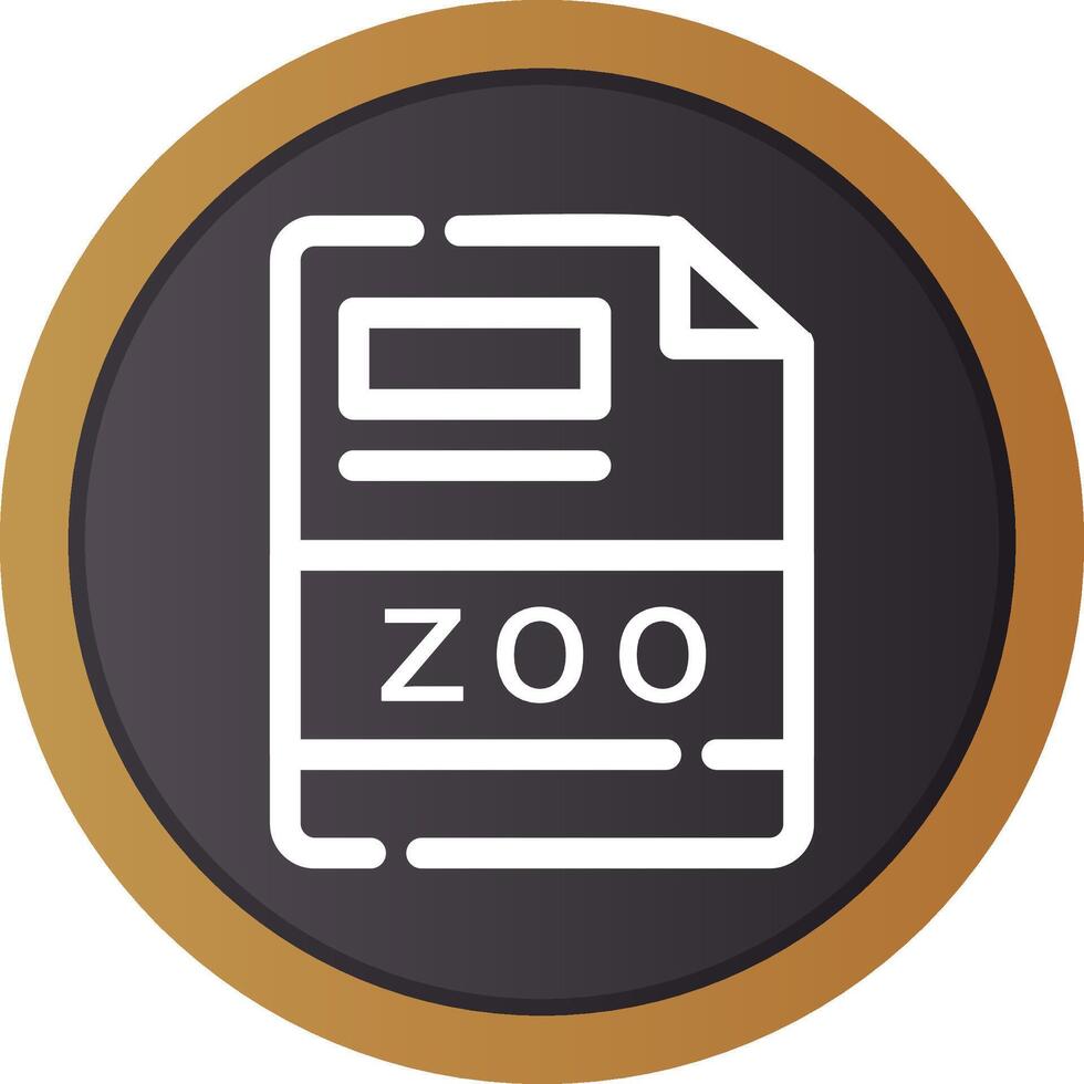 Zoo kreativ ikon design vektor