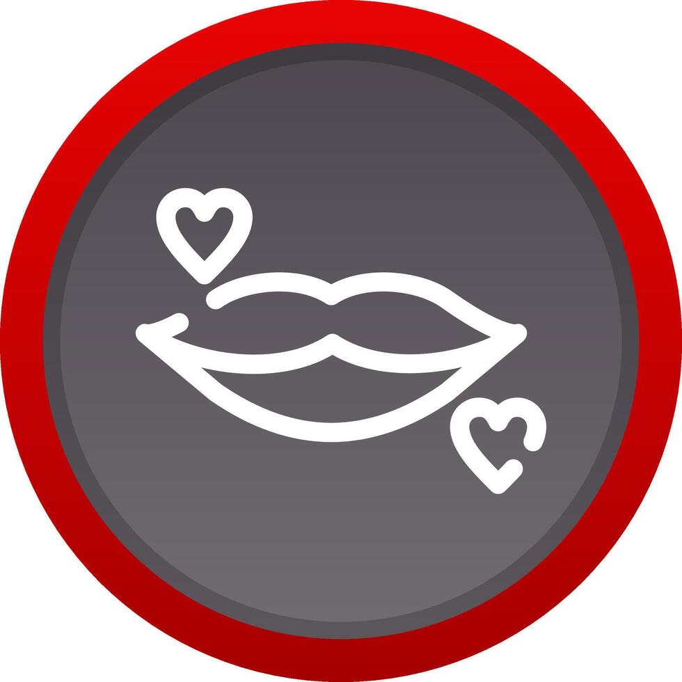 Lippen kreatives Icon-Design vektor