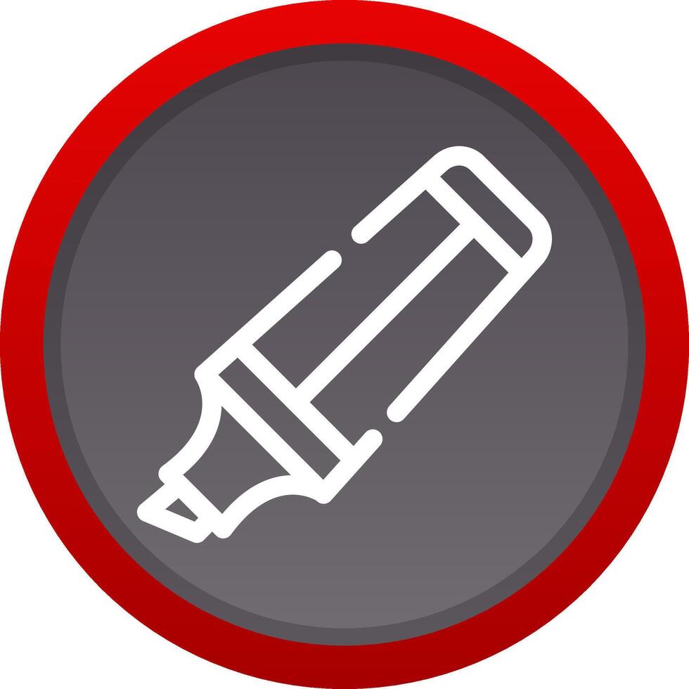 Textmarker kreatives Icon-Design vektor