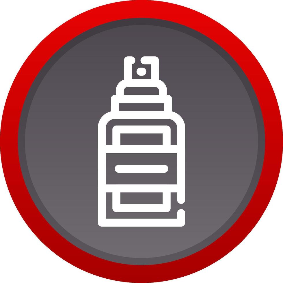 Haarspray kreatives Icon-Design vektor