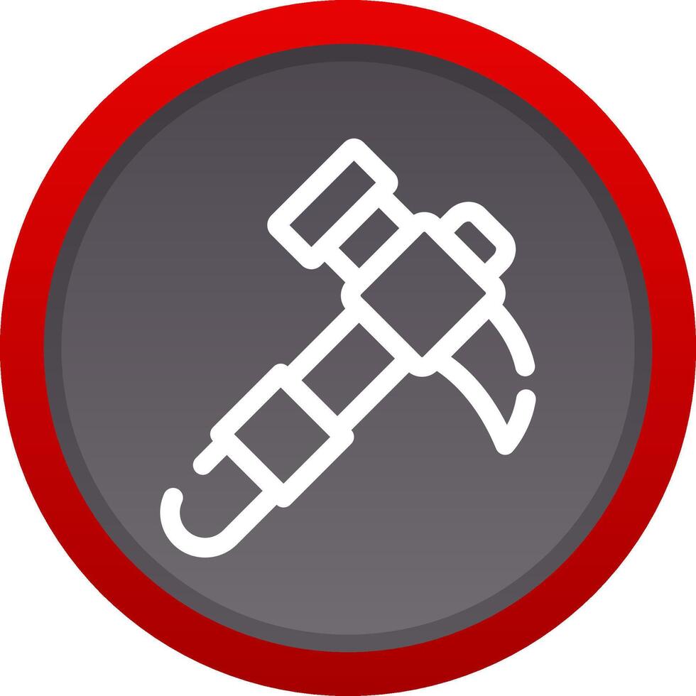 Hammer kreatives Icon-Design vektor