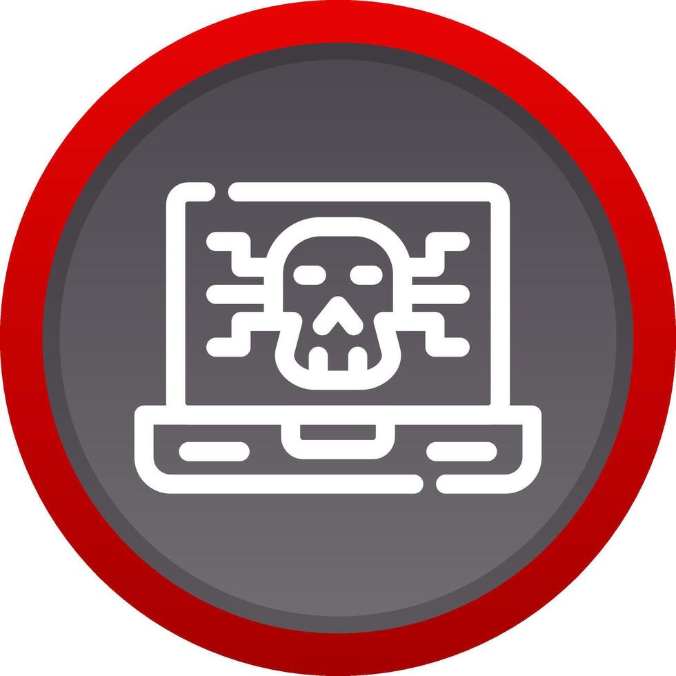 Kreatives Icon-Design für Malware vektor