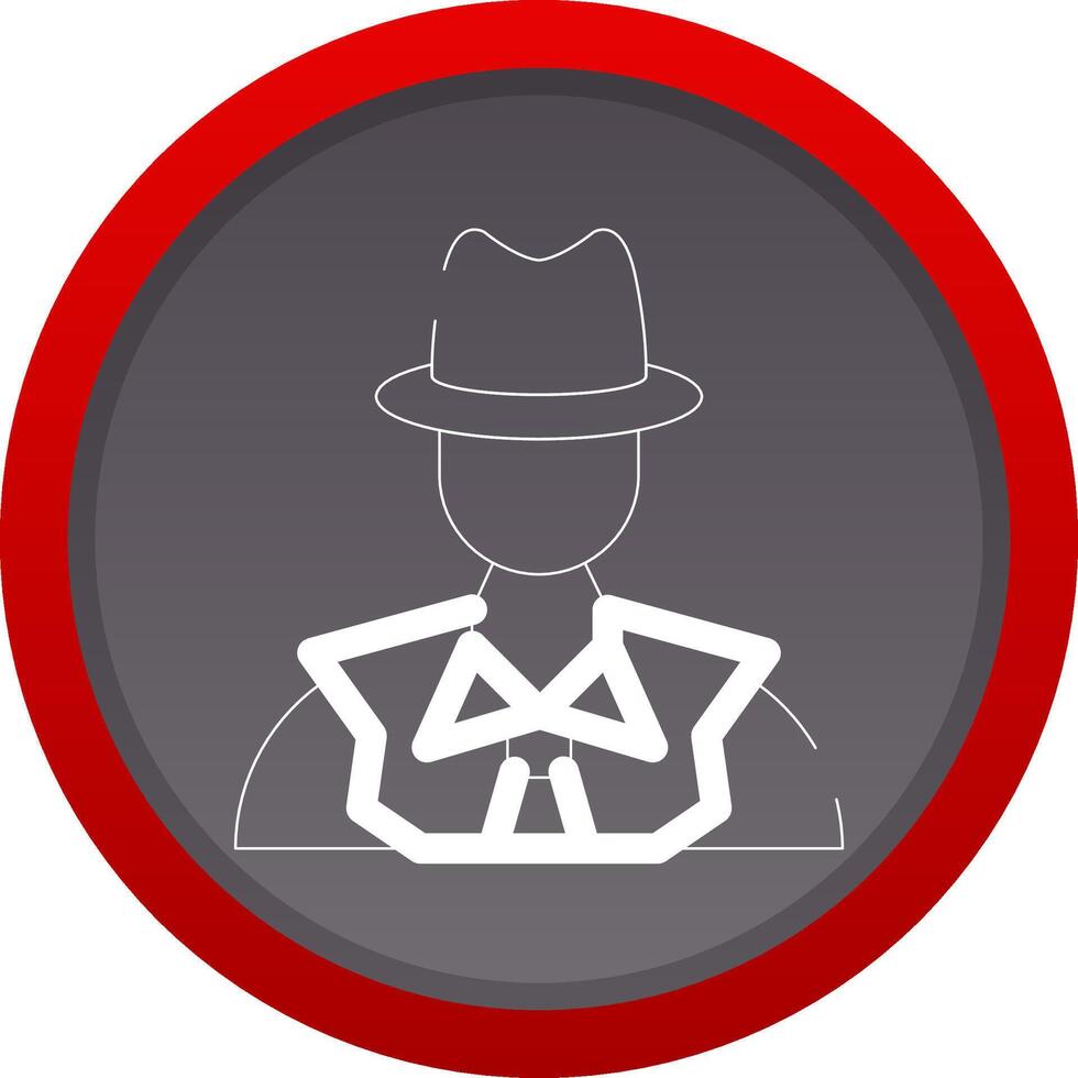 Spionage kreatives Icon-Design vektor