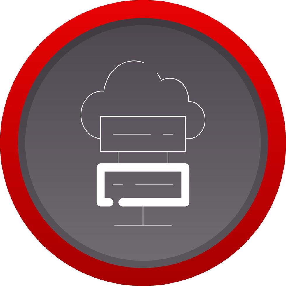 Wolke Computing kreativ Symbol Design vektor