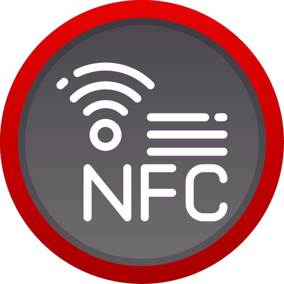 nfc kreativ ikon design vektor