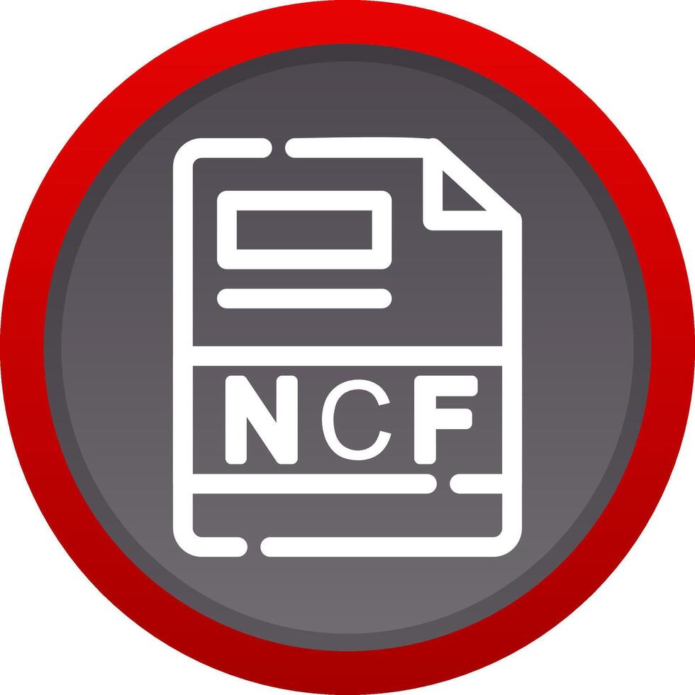 ncf kreativ ikon design vektor