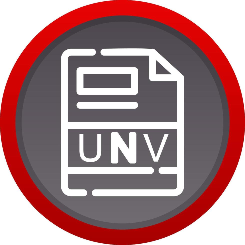 unv kreativ Symbol Design vektor