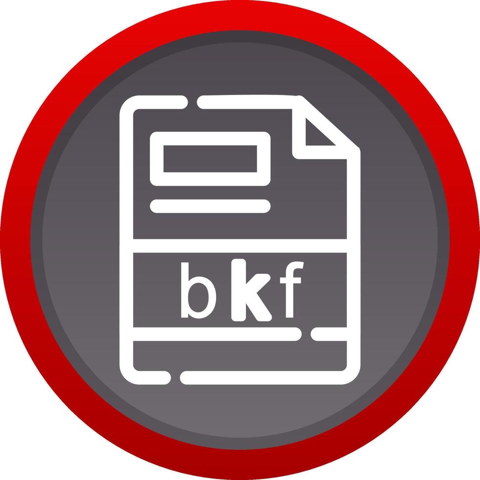 bkf kreativ ikon design vektor