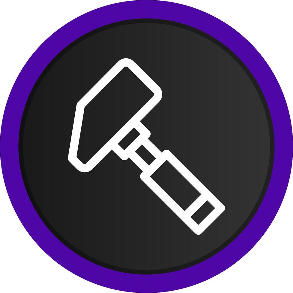 Hammer kreatives Icon-Design vektor