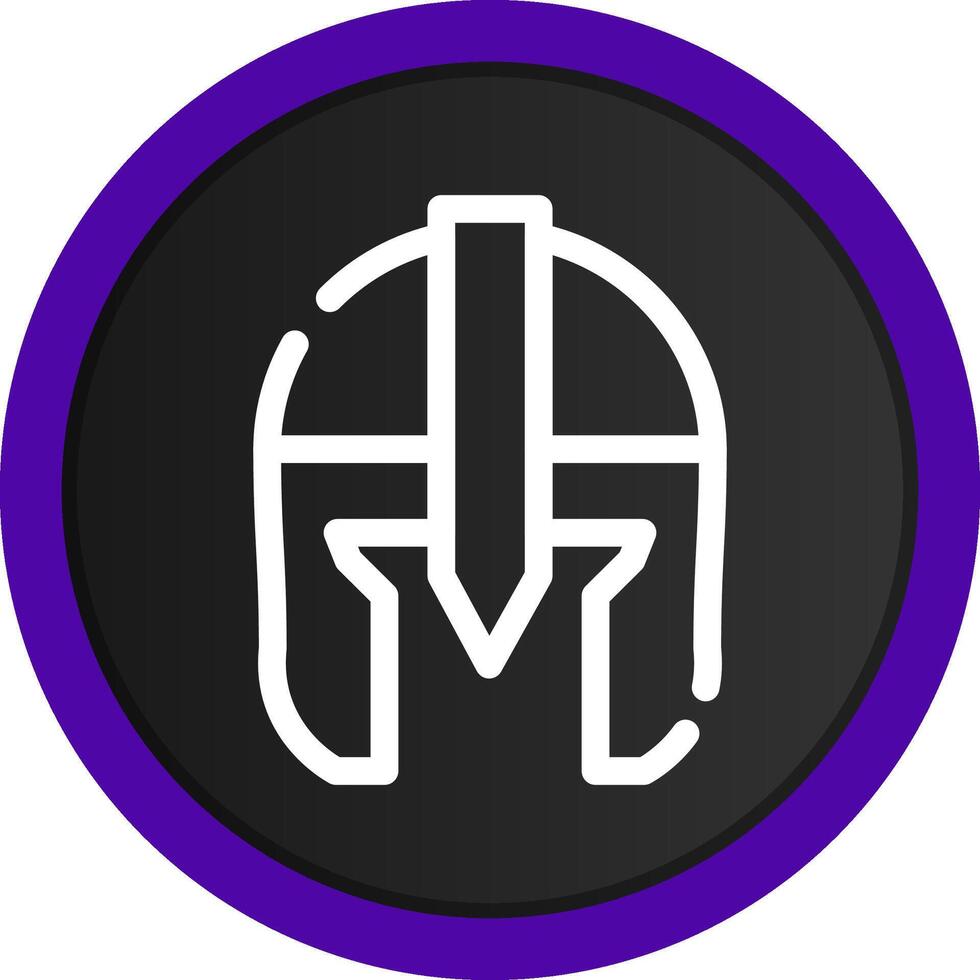 Helm kreatives Icon-Design vektor