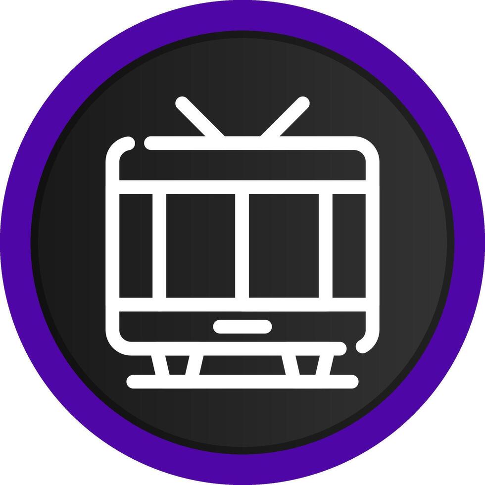 TV-kreatives Icon-Design vektor