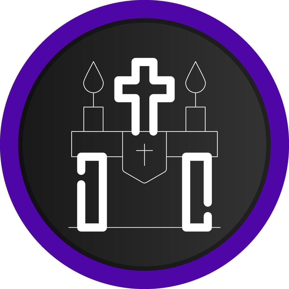 Altar kreativ Symbol Design vektor