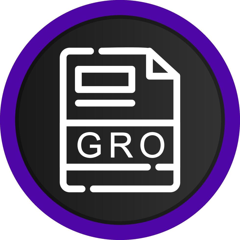 gro kreativ Symbol Design vektor