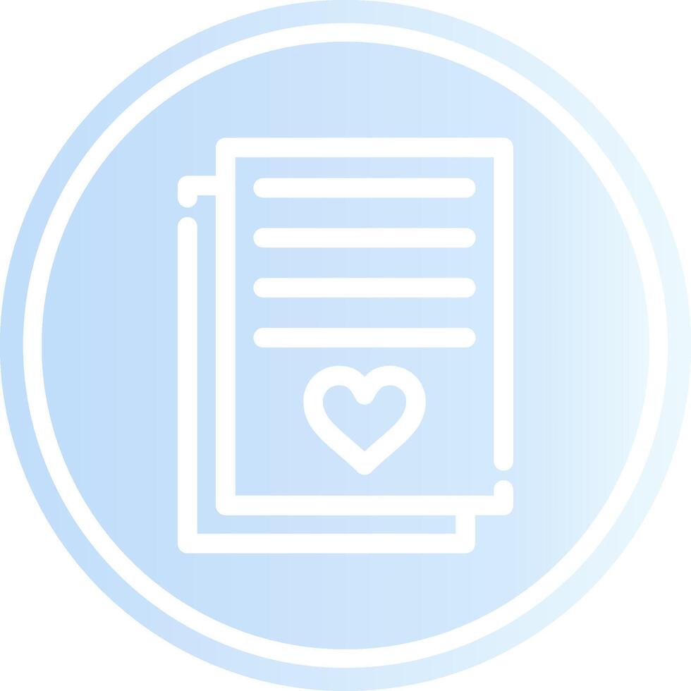 kreatives Icon-Design für Liebesbriefe vektor
