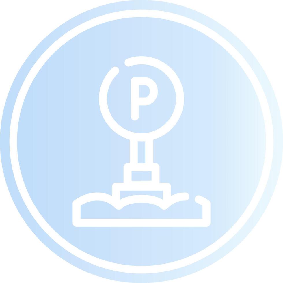 Parkschild kreatives Icon-Design vektor