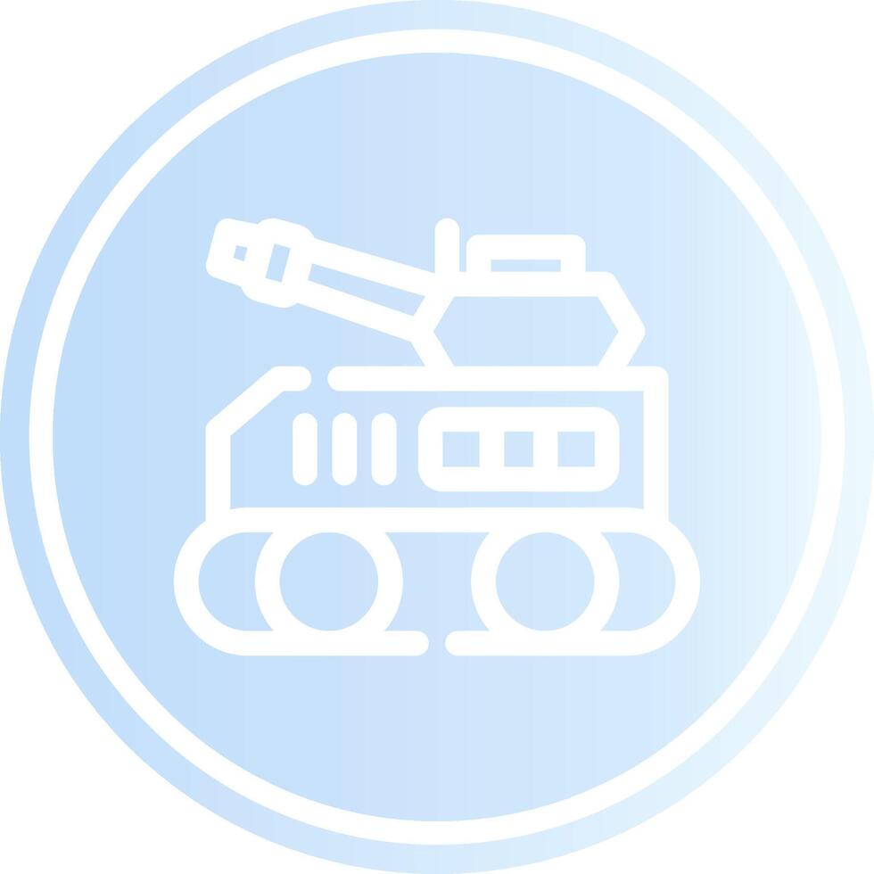 Tank kreatives Icon-Design vektor