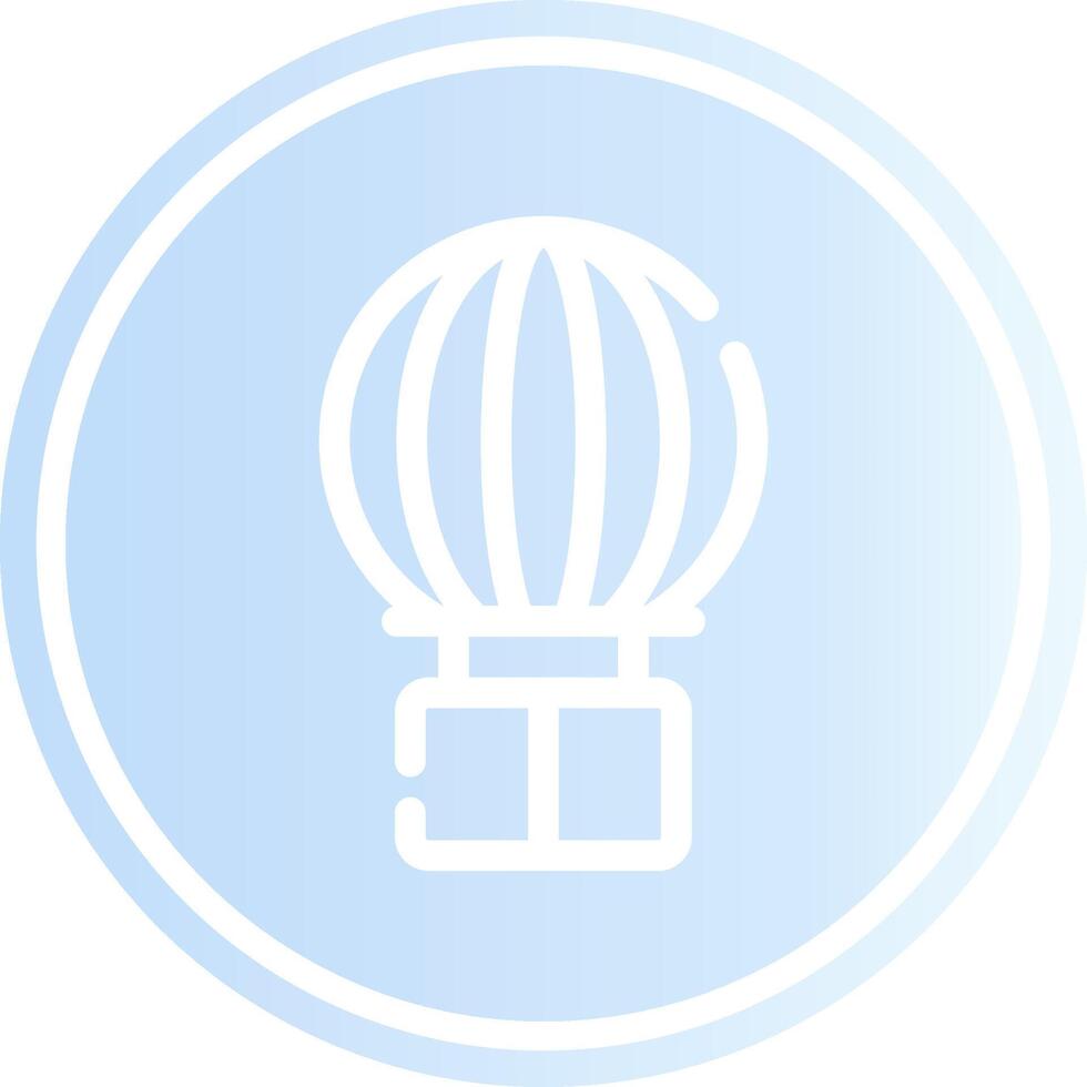 Heißluftballon kreatives Icon-Design vektor