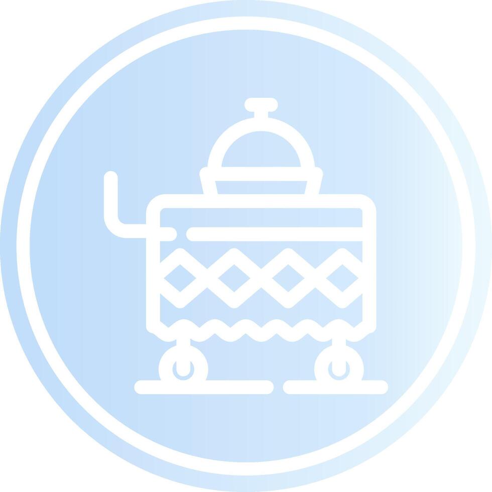 Food Cart kreatives Icon-Design vektor