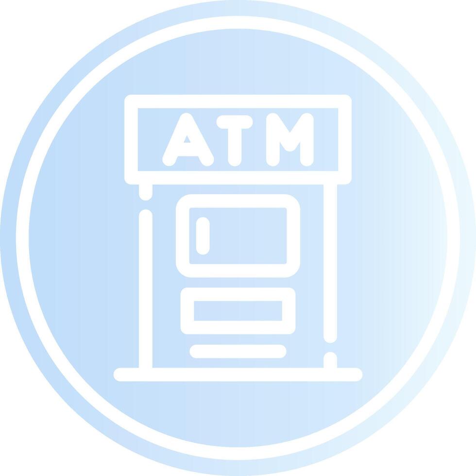 Bankomat kreativ ikon design vektor