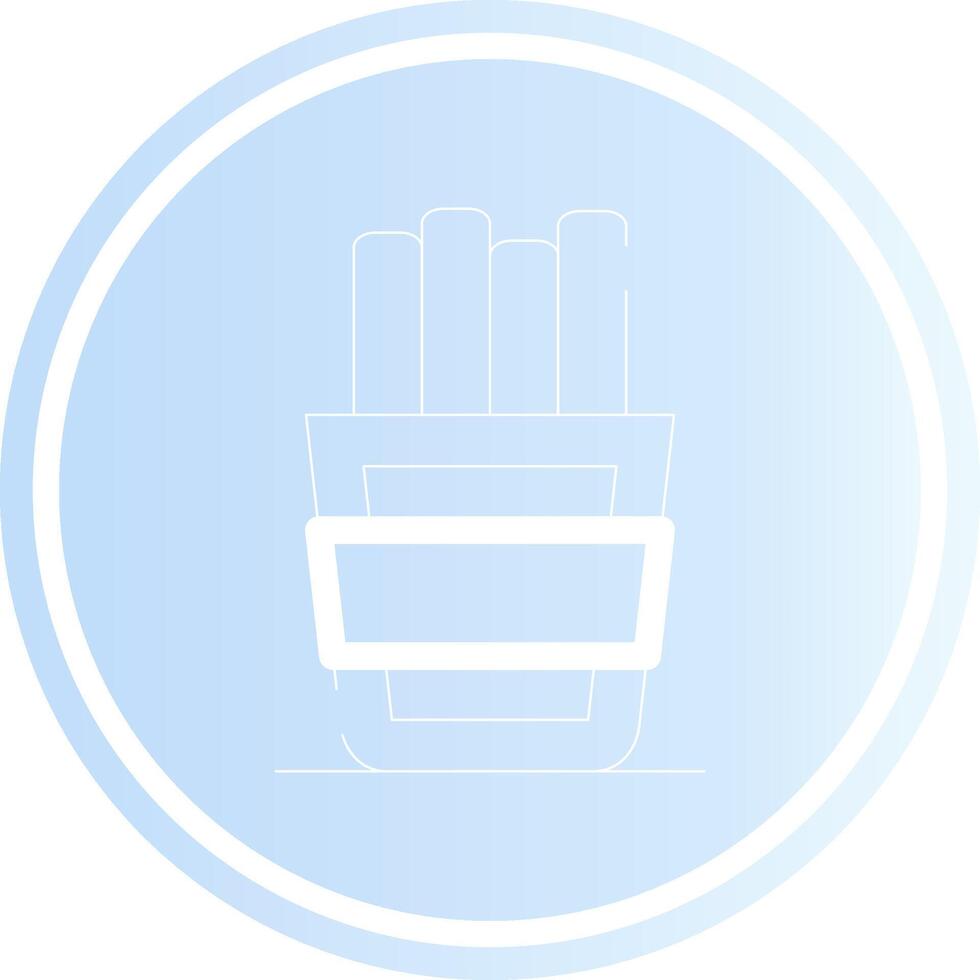 Pommes Frites kreatives Icon-Design vektor