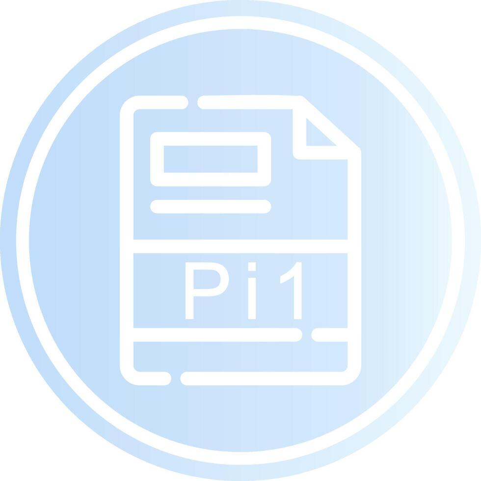 pi1 kreativ Symbol Design vektor