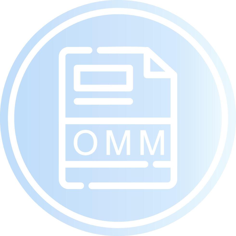 omm kreativ Symbol Design vektor