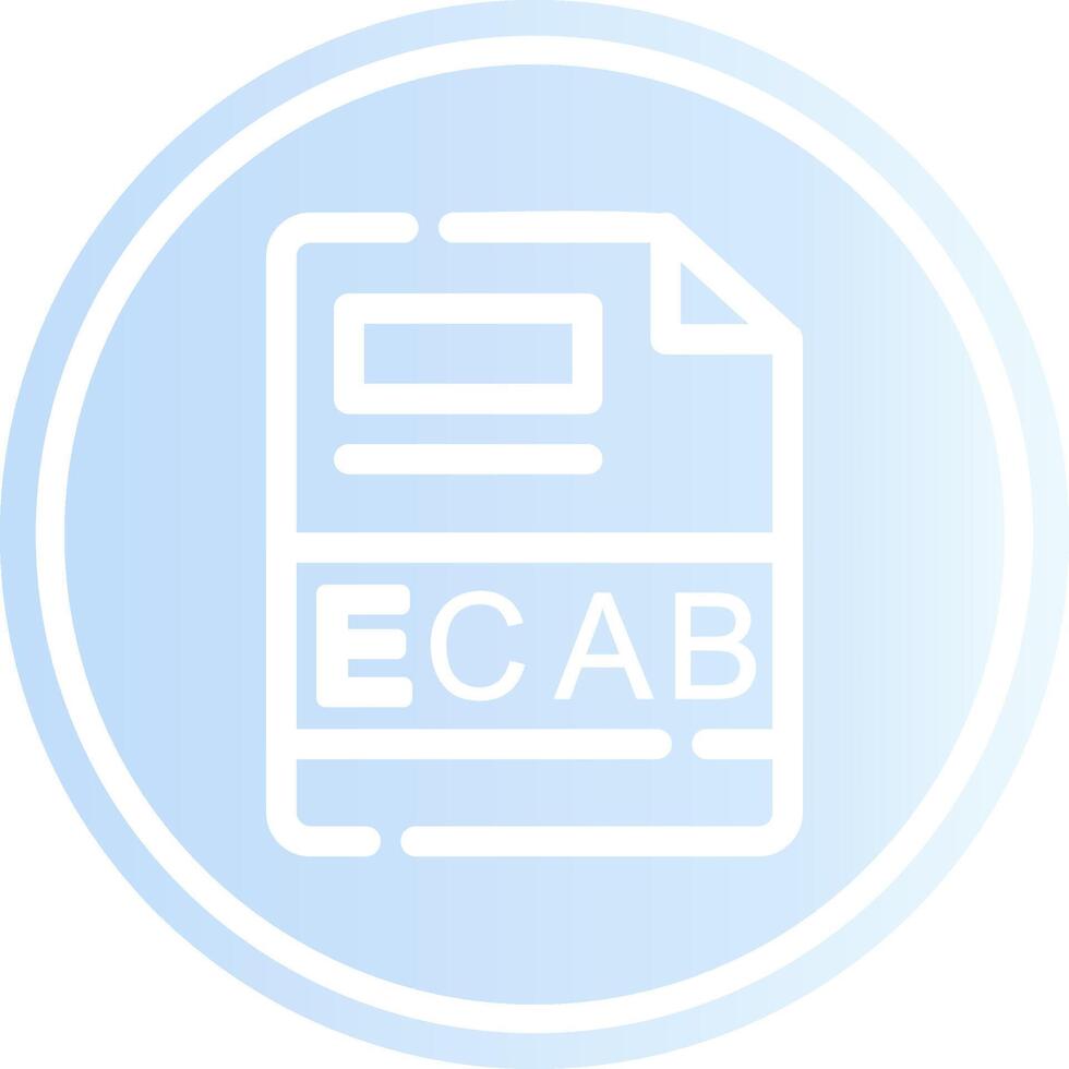 ecab kreativ ikon design vektor