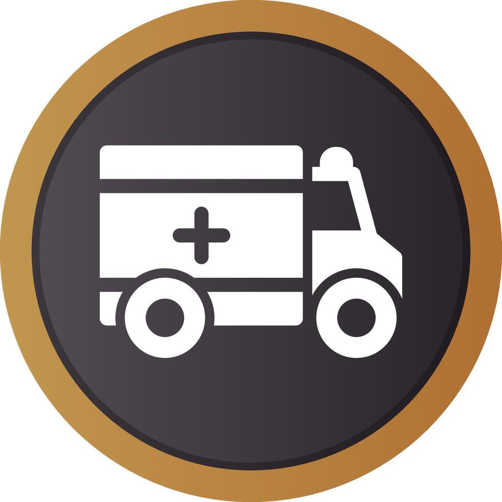 Krankenwagen kreatives Icon-Design vektor