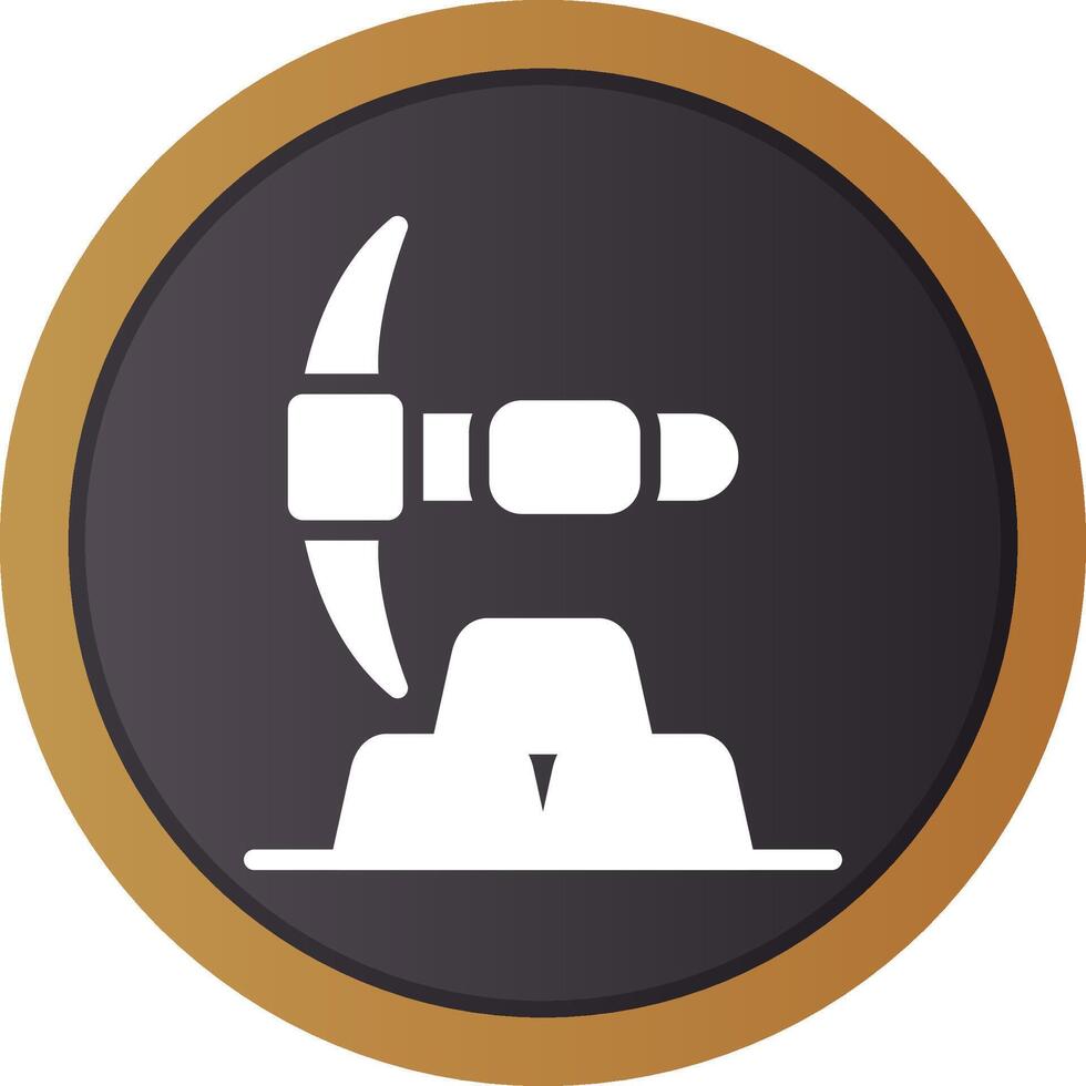 Goldmine kreatives Icon-Design vektor