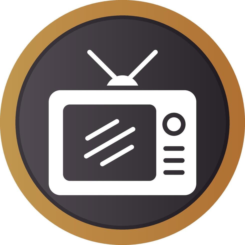 TV-kreatives Icon-Design vektor