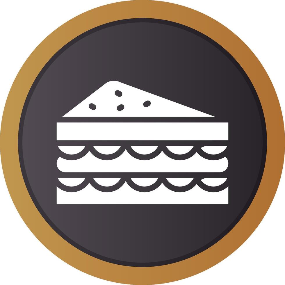 Sandwich kreatives Icon-Design vektor