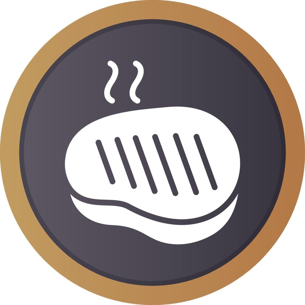 Steak kreatives Icon-Design vektor