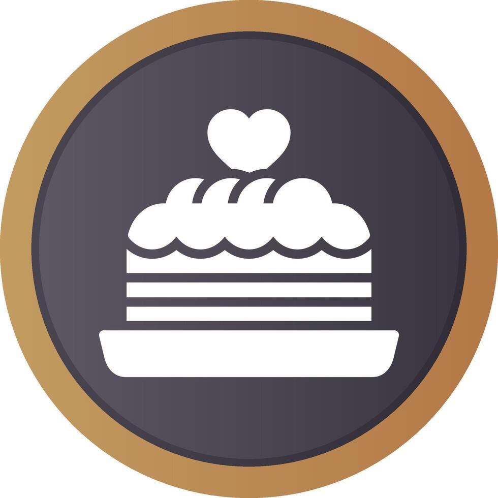 Kuchen kreatives Icon-Design vektor