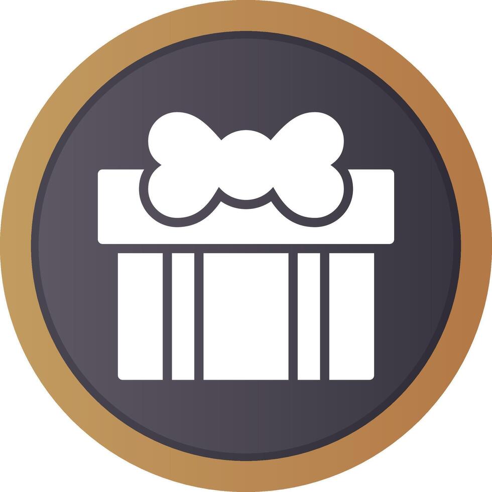 Geschenkbox kreatives Icon-Design vektor