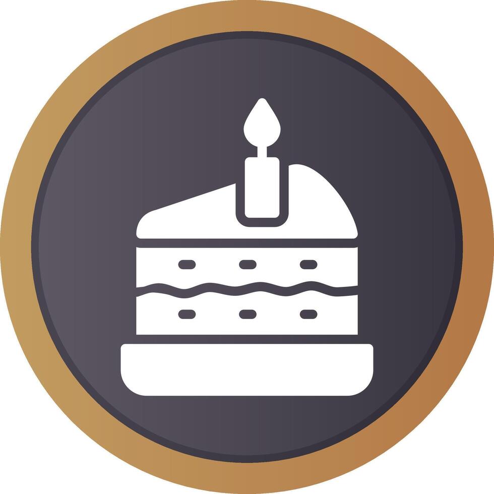 Kuchen kreatives Icon-Design vektor