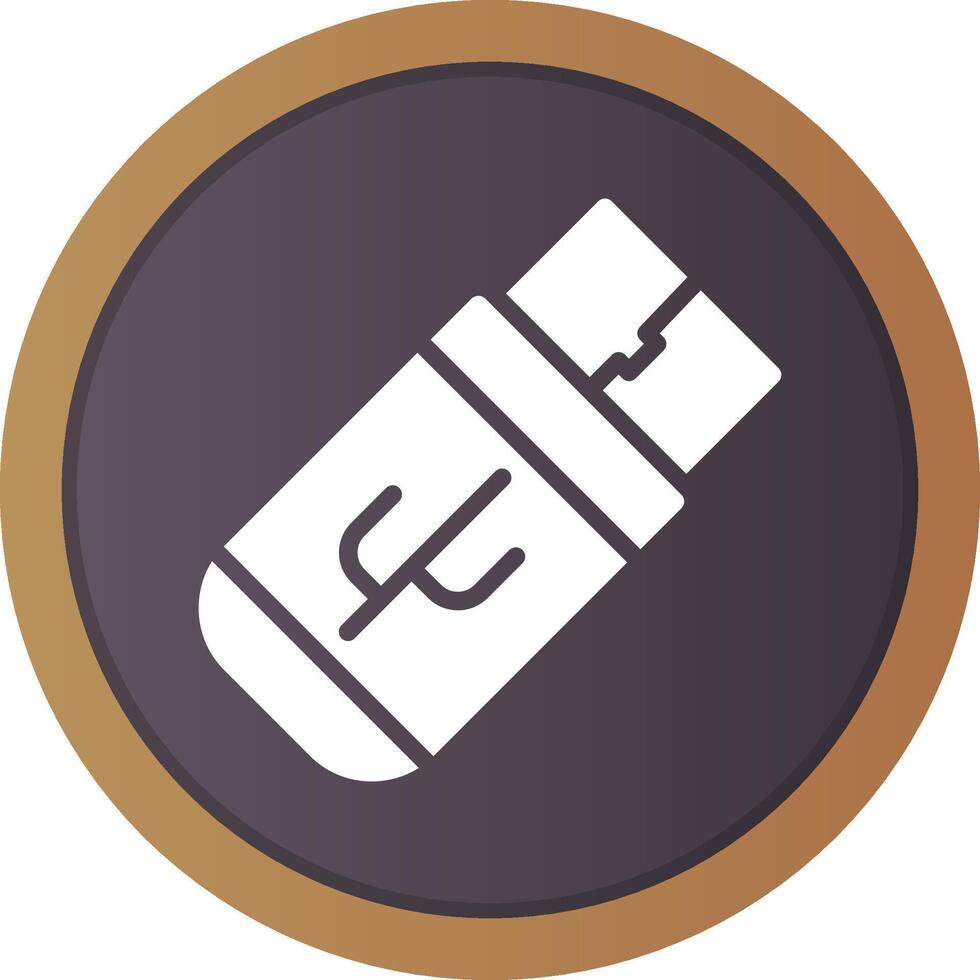 USB-Laufwerk kreatives Icon-Design vektor