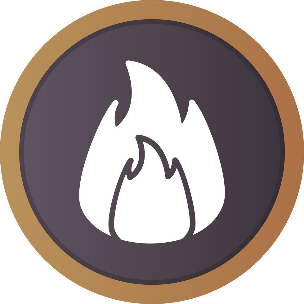 auf Feuer kreatives Icon-Design vektor