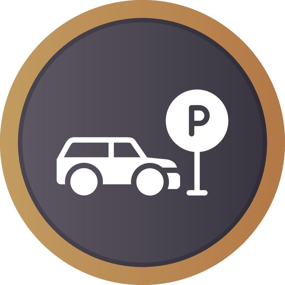 Taxi Parkplatz kreativ Symbol Design vektor