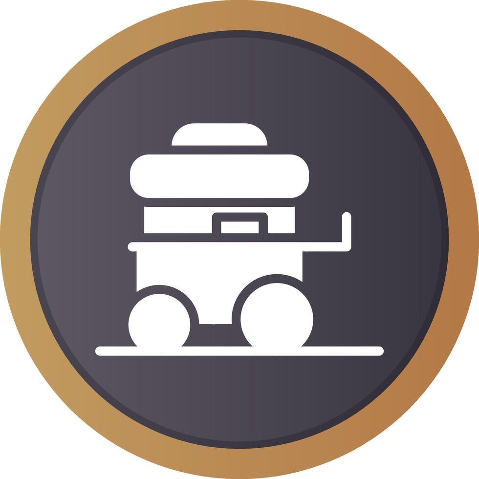 Food Cart kreatives Icon-Design vektor