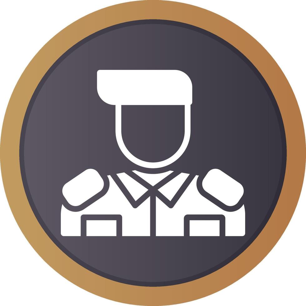 Polizist kreatives Icon-Design vektor