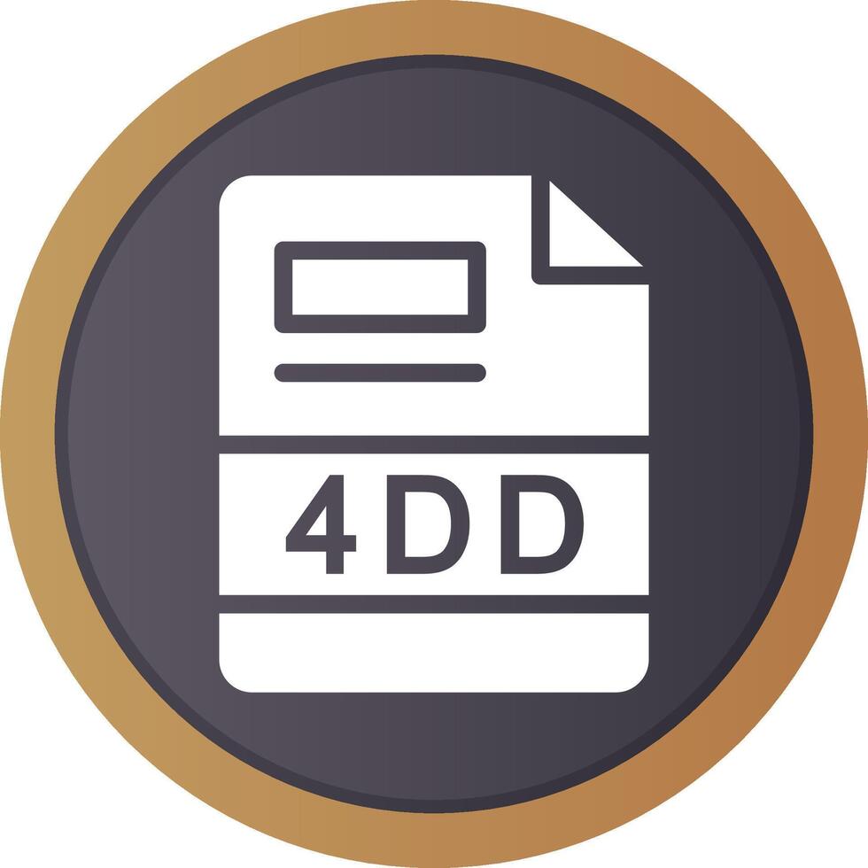 4dd kreativ Symbol Design vektor