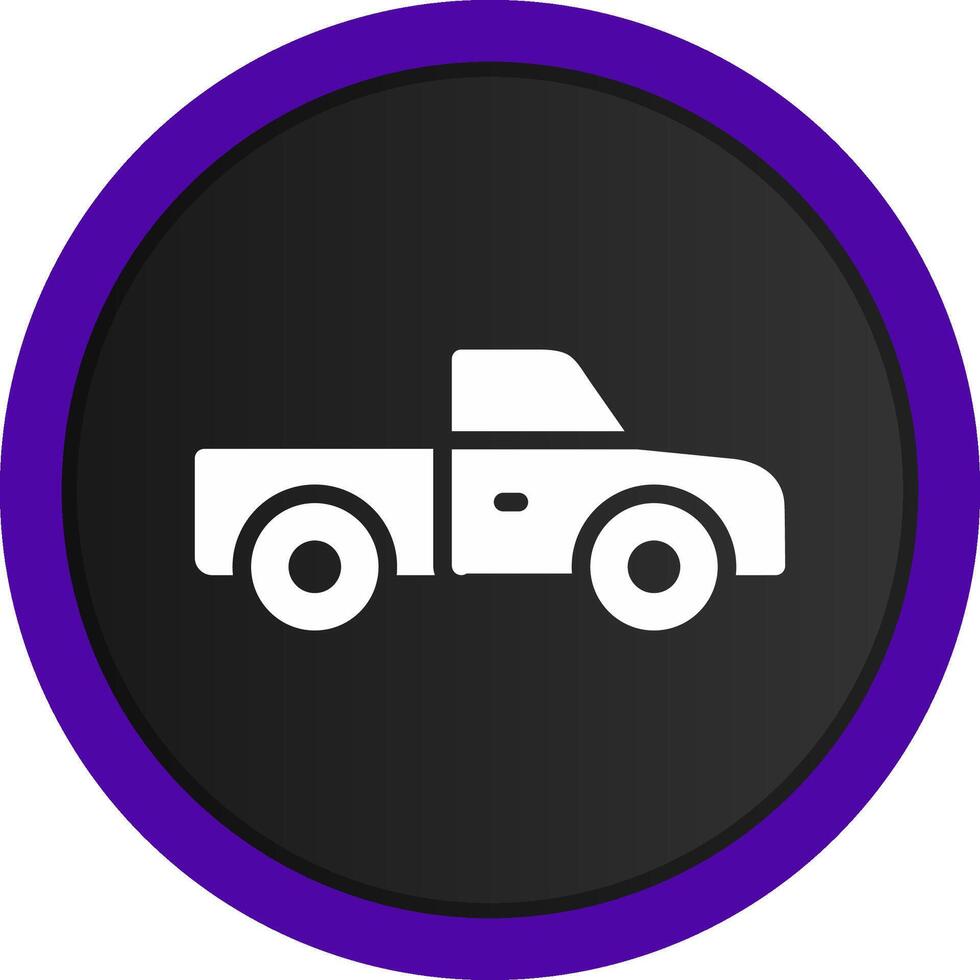 abholen LKW kreativ Symbol Design vektor