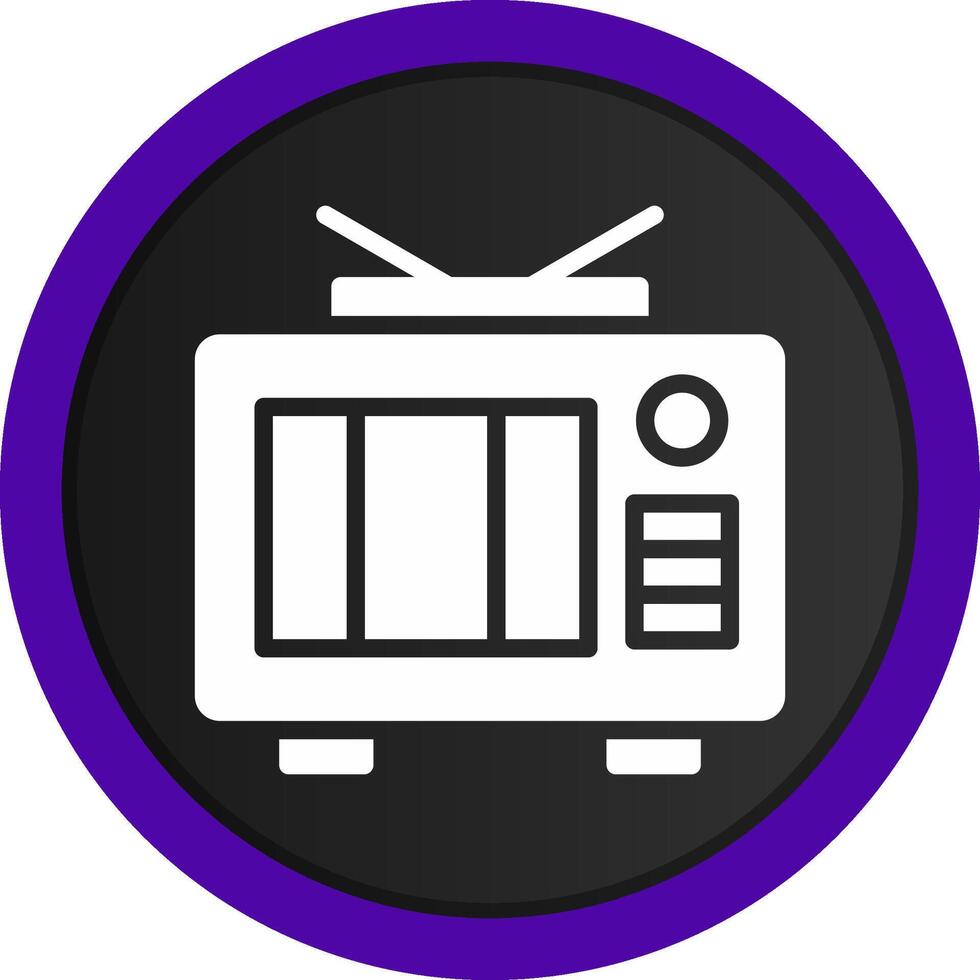 TV-kreatives Icon-Design vektor