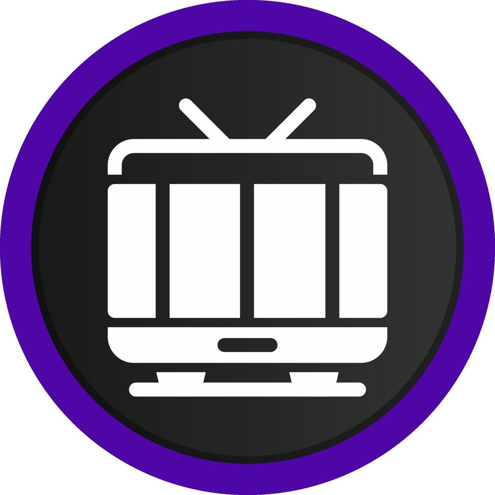 TV-kreatives Icon-Design vektor