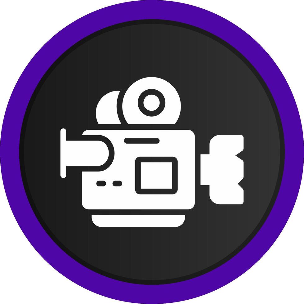 Videokamera kreatives Icon-Design vektor