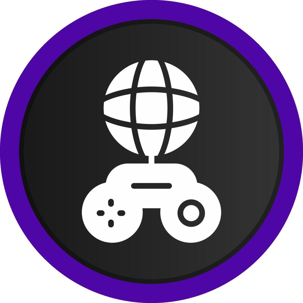 global Spielen kreativ Symbol Design vektor