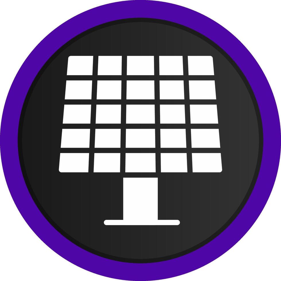 Solarpanel kreatives Icon-Design vektor