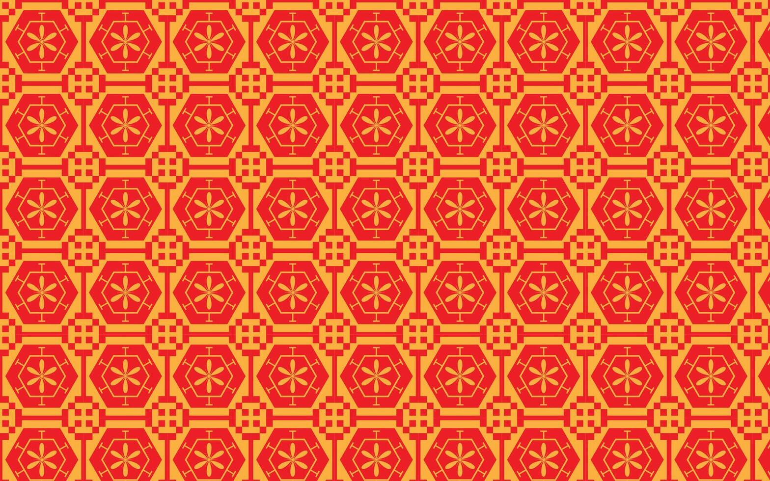Chinesisch traditionell Muster dekorativ Hintergrund Illustration vektor